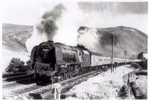 The Royal Scot, intercity-lokomotiv (s/hv-bilde) av Unbekannt