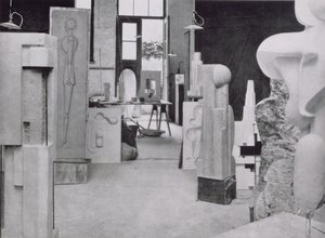 Steinskjærerens verksted, fra verkstedene til Bauhaus, Weimar av Unbekannt