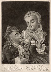 Høringen, Augsburg, ca. 1760 (gravering) av Unbekannter Künstler