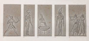 Theben, Karnak, på nært hold av Unbekannt