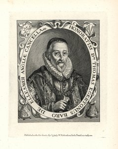 Thomas Egerton (1540–1617) av Unbekannter Künstler