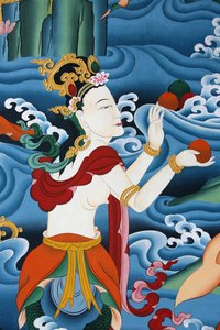 Tibetanske guder. Kopan kloster, Kathmandu, Nepal av Unbekannt