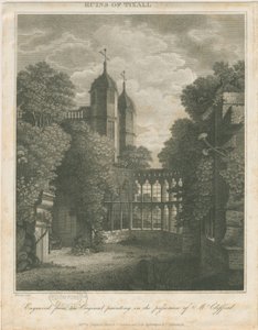 Tixall Hall: gravering, og [?tidlig 1800-tall] av Unbekannt