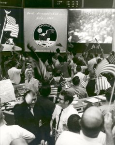 Triumf etter splashdown av Apollo 11 av Unbekannt