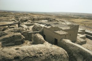 Turkmenistan. Ruinene av Nisa. UNESCOs verdensarvliste, 2007 av Benjamin Baud