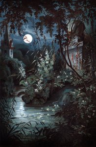 Undine, ca. 1900 (illustrasjon) av Unbekannter Künstler