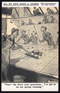 Storbritannia: Et humoristisk postkort produsert under andre verdenskrig av Raphael Tuck & Sons Ltd av Unbekannt