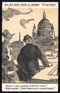 Storbritannia: Et humoristisk postkort produsert under andre verdenskrig av Raphael Tuck & Sons Ltd av Unbekannt