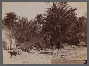 Utsikt fra et sted i Nord-Afrika - Nomad Camp (albumfotografi) av Unbekannt