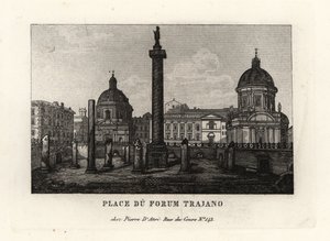 Utsikt over Piazza of Trajan