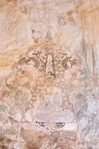Veggmaleri, Sulamani Pahto, Bagan (bilde) av Unbekannter Künstler