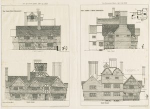 West Bromwich - "The Oaks": Photolithograph, august 1876 av Unbekannt