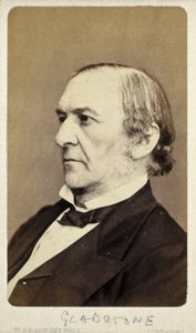 William Ewart Gladstone, engelsk liberal statsmann, ca 1870-tallet av Frederick (attr. to) Barnard