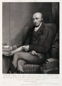 William Hyde Wollaston , engelsk kjemiker og metallurg, ca 1810-tallet av Unbekannt