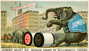 Willimantic Thread - annonse fra slutten av 1800-tallet av Unbekannter Künstler
