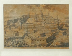 Ideell utsikt over Göttweig Abbey
