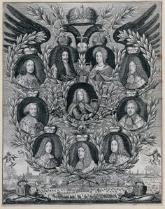Joseph I med foreldre og velgere