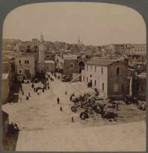 Betlehem i Judea, Jesu fødested, Palestina, 1896.