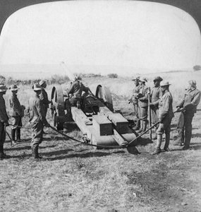Britisk marinepistol, Sør-Afrika, Boer War, 1900 av Underwood and Underwood