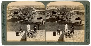 Jerusalem sett fra Damaskus-porten, Palestina, 1901. av Underwood and Underwood