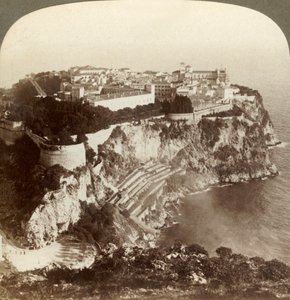 Monte Carlos hovedstad, Monaco - I det minste fyrstedømmet på jorden, 1899. av Underwood and Underwood