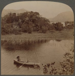 På Upper Lake i vakre Killarney, Irland, 1901. av Underwood and Underwood