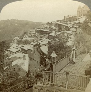 Simla, Indias sommerhovedstad, ca 1900-tallet. av Underwood and Underwood