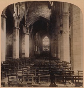 St. Giles Cathedral, Edinburgh, Skottland, 1896. av Underwood and Underwood