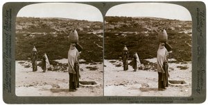 Landsbyen Imwas Emmaus, Palestina, 1900. av Underwood and Underwood