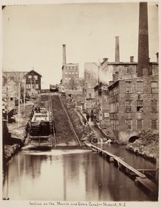 Helling på Morris og Essex Canal, Newark, New Jersey, ca. 1870. av Unidentified Photographer.