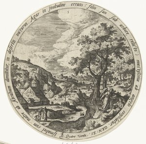 Abraham utviser Hagar og Ismael The Life Story of Abraham (serietittel) av Unknown