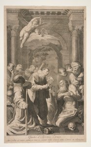 Nattverd av Saint Hieronymus av Unknown
