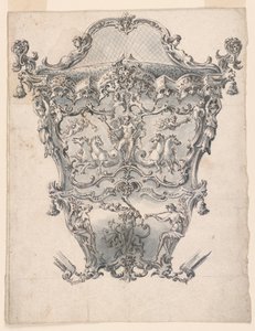 Design for et bakpanel til en buss av Unknown