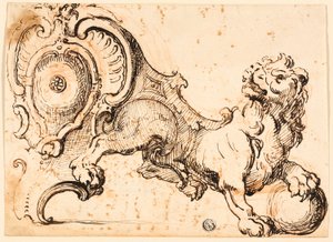 Design for en Andiron av Unknown
