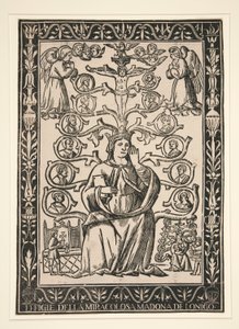 Bilde av den mirakuløse Madonna av Lonigo av Unknown