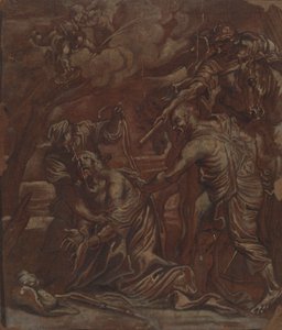 Sankt Jakob den størres martyrium av Unknown