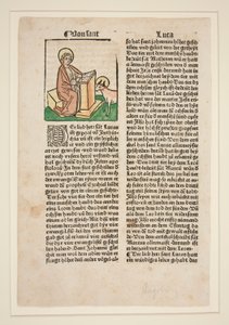 St. Luke. Illustrasjon til (Jacobus da Voragine) Golden Legend av Unknown