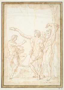 Apollons seier over Marsyas av Unknown
