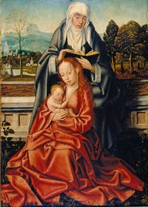 Jomfruen og barnet med St Anne, 1400-tallet av Unknown