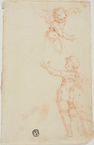 Two Winged Putti, One Flying   1285613   no       norwegian Successfully Translated  Original: The Nativity of Christ, c1440 Translat: 