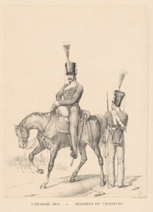 Uniform for chasseurs og regimenter (kavaleriuniformer) av Unknown