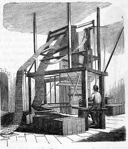 1801 Jacquard vevstol. 1800-talls gravering. av Unknown artist