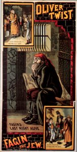 1880-tallets britiske Oliver Twist-bokplate av Unknown Artist