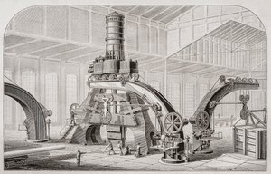 1800-talls damphammer, eller fallhammer av Unknown artist