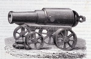 A Blakely rifle - The Blakely Canon på London Expo (1862) av Unknown artist