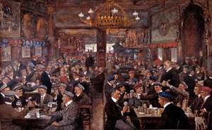 Et bryggeri i Leipzig (Tyskland) av Unknown Artist