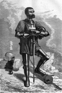 En ridder fra byen Rhodos (Hellas), på 1500-tallet. av Unknown artist