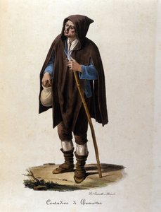 En bonde fra Camastra-regionen på Sicilia. av Unknown artist