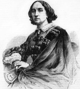 Adelaide Ristori (1822-1906), Italian tragedian. av Unknown artist