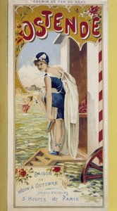 Reklameplakat for Oostende, slutten av 1800-tallet av Unknown artist